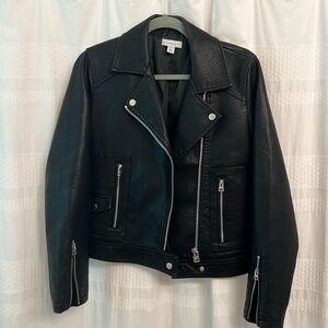 Top Shop faux leather jacket